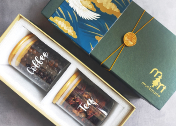 Coffee and Tea Gift Set with Unique Hampers Box